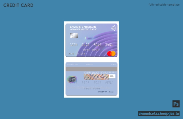 Vorschau der Mastercard der Antigua and Barbuda Eastern Caribbean Amalgamated Bank